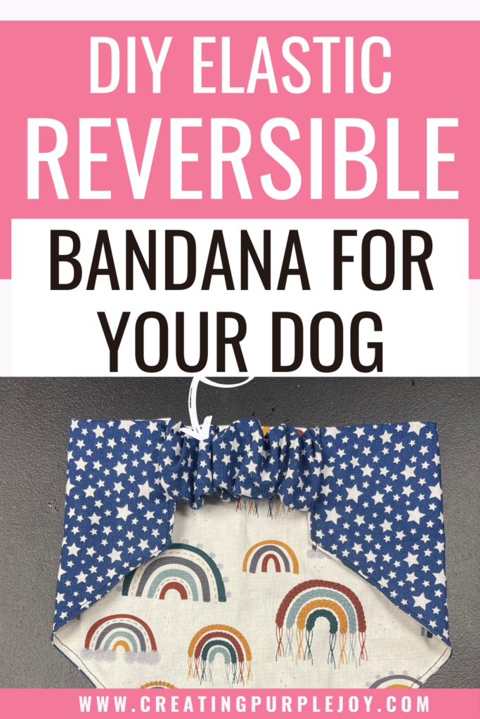 DIY: How to sew my bestselling Slip On Reversible Dog Bandana with ...