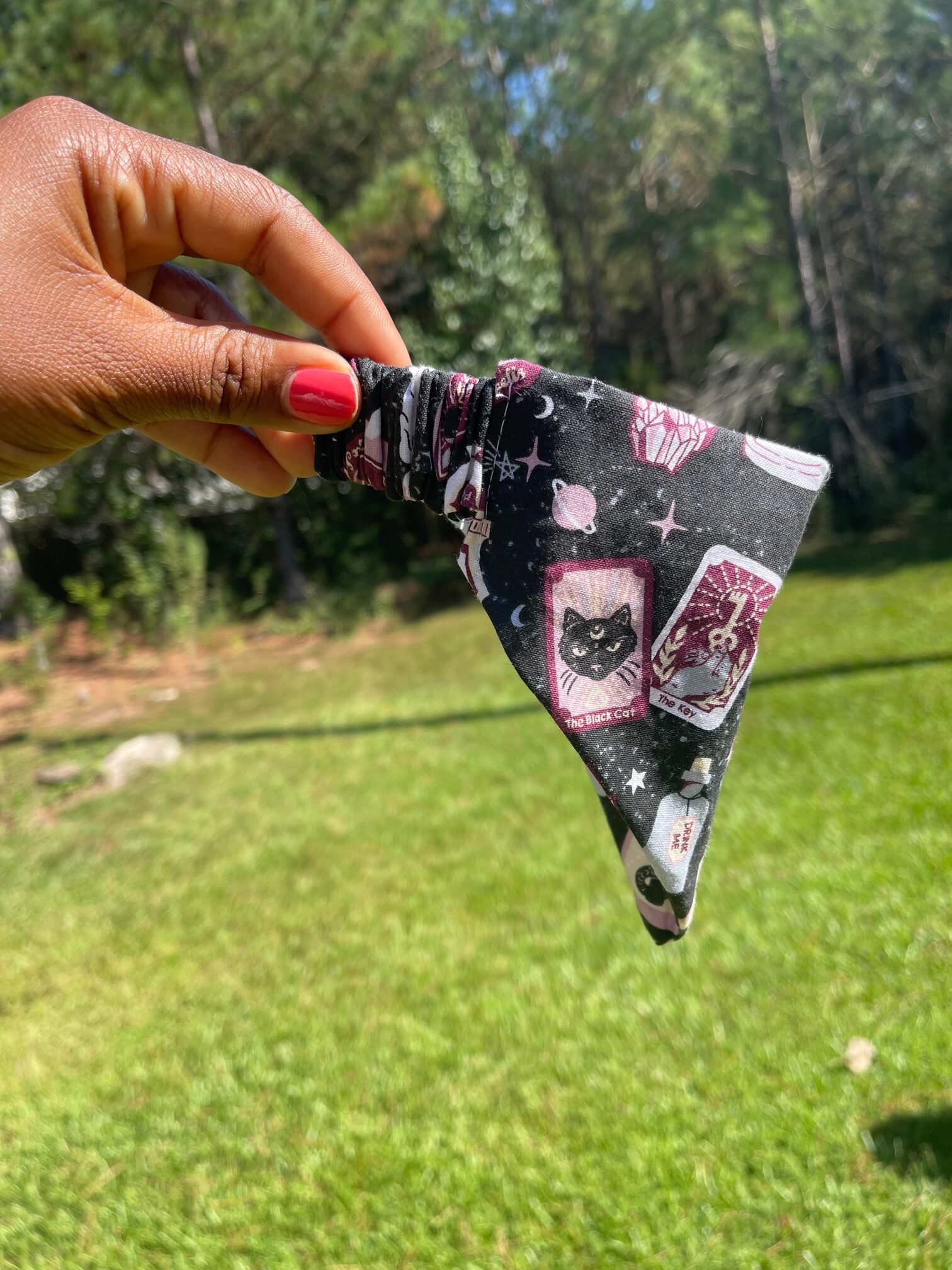 Witchcraft Scrunchie Dog Bandana – Creating Purple Joy